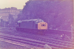 
Class 40 at Edinburgh Waverley, April 1979